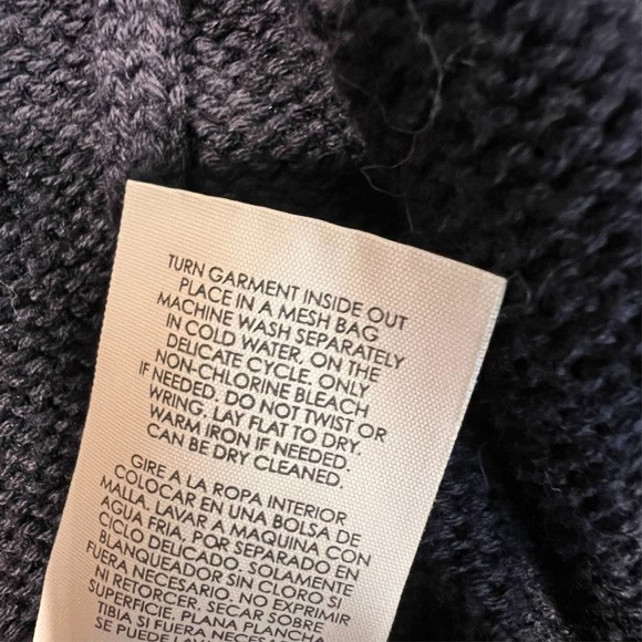 Cabi Newport Hoodie Cardigan Sweater Open Front Navy Style 5272 Women's Medium - Picture 9 of 12